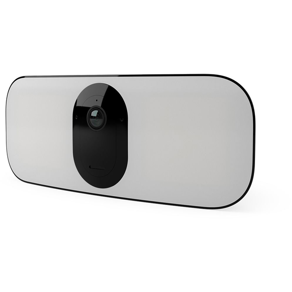 Камера за наблюдение Arlo FB1001-100EUS Pro 3 Floodlight, 2K, 2560x1440, Color Night Vision, HDR, Wireless, Акумулаторна батерия, 3000 лумена рефлектор, микрофон и високоговорител, 80dB сирена, Интелигентно откриване, Без базова станция, IP65