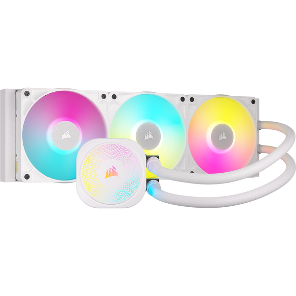 Corsair iCUE LINK TITAN 360 RX RGB AIO Răcitor lichid pentru procesor Alb
