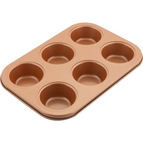 Lamart Copper LT3091 muffin sütőforma 6 darabos (LT3091)