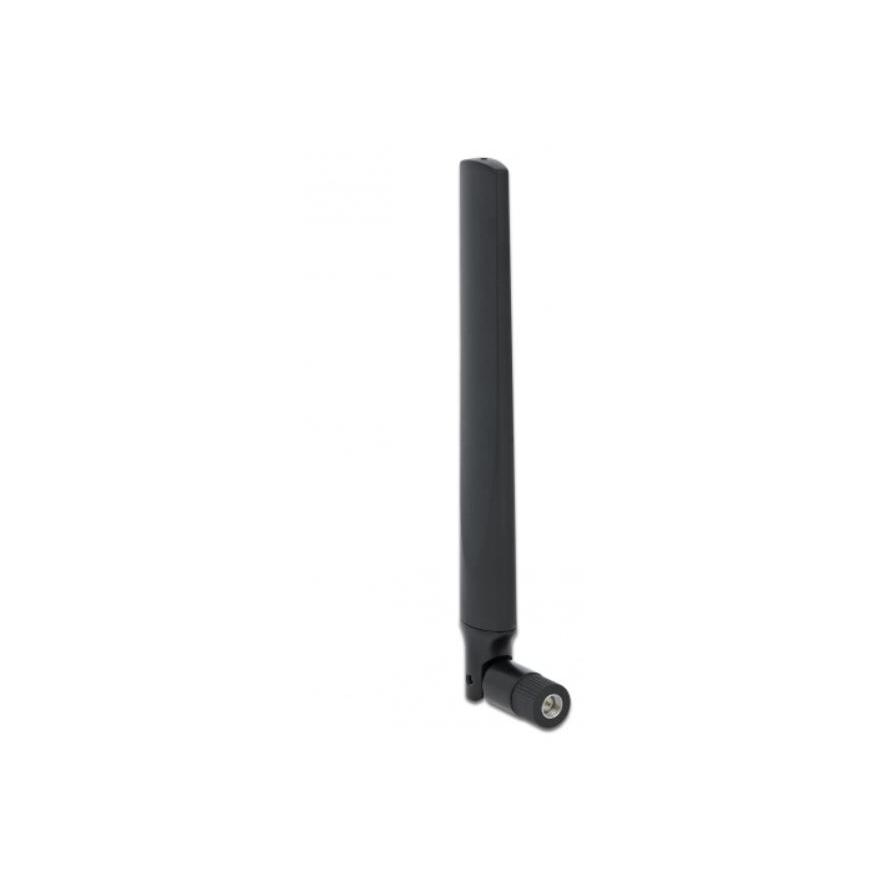 Delock 5G LTE antenna SMA-dugó -3,3 - 1,3 dBi irányított, csuklós csatlakozó, fekete (12634)