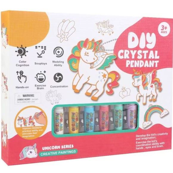 Manyuk Toys Csináld magad unikornis kristály-medál szett (JC99-3) (JC99-3)