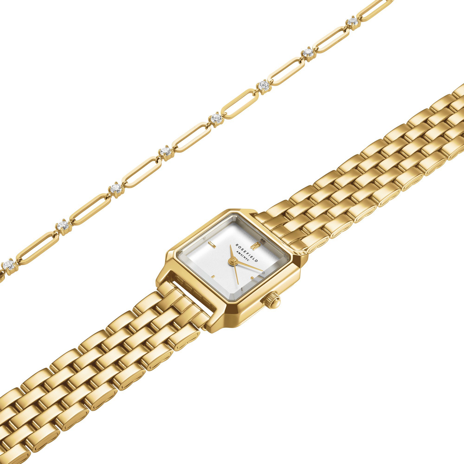 Rosefield Boxelle óra és Round Crystals karkötő BWGRC-X283 (8721292000746)