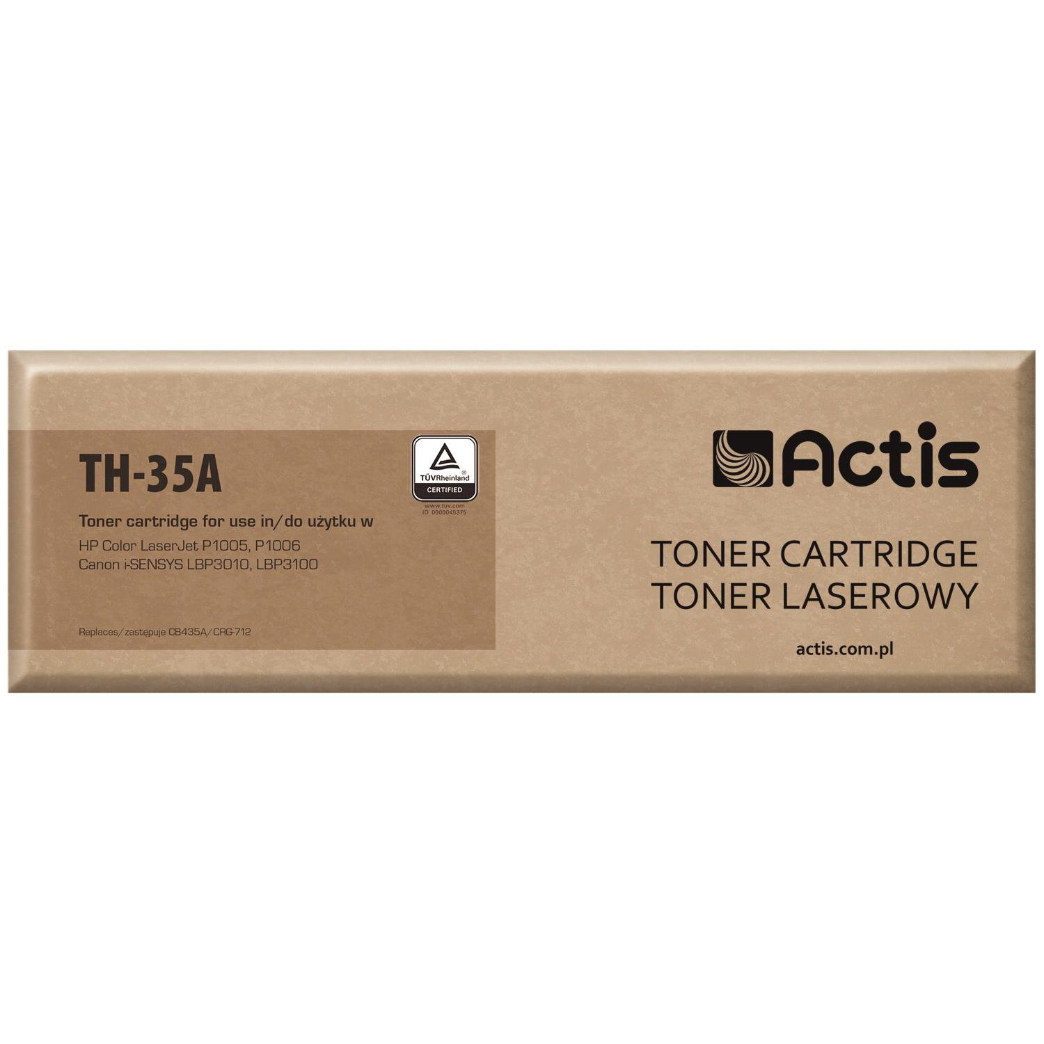 Actis (HP CB435A / Canon CRG-712) Toner Fekete (TH-35A)