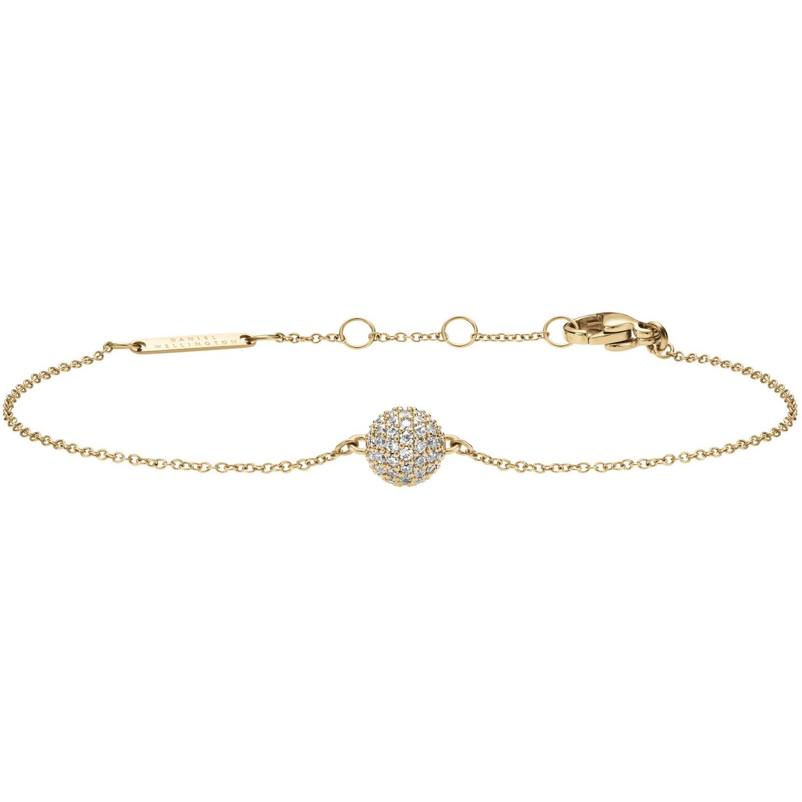 DANIEL WELLINGTON DW00400641 Pavé, acél karkötő (7315030056570)