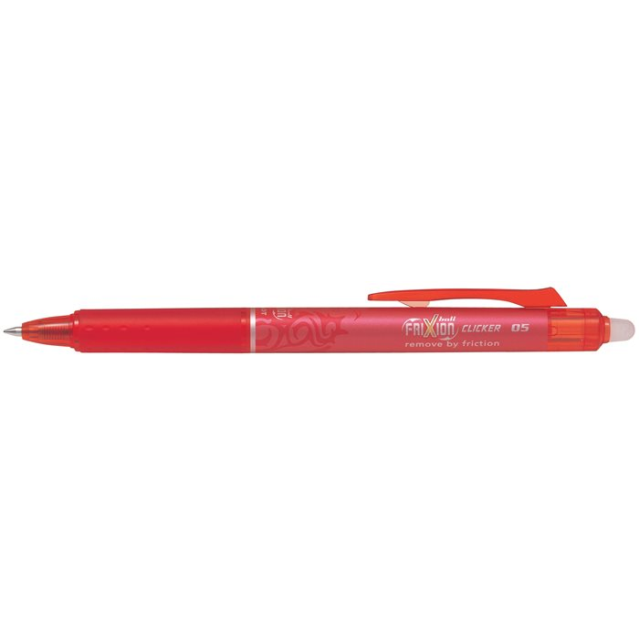 Pilot Frixion Clicker nyomógombos törölhető rollertoll - 0.35mm / piros (BLRT-FR5-R)