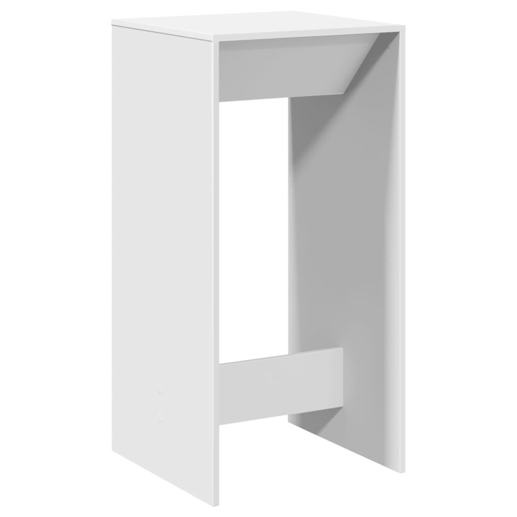 fehér szerelt fa bárasztal 51 x 50 x 103,5 cm (854418)