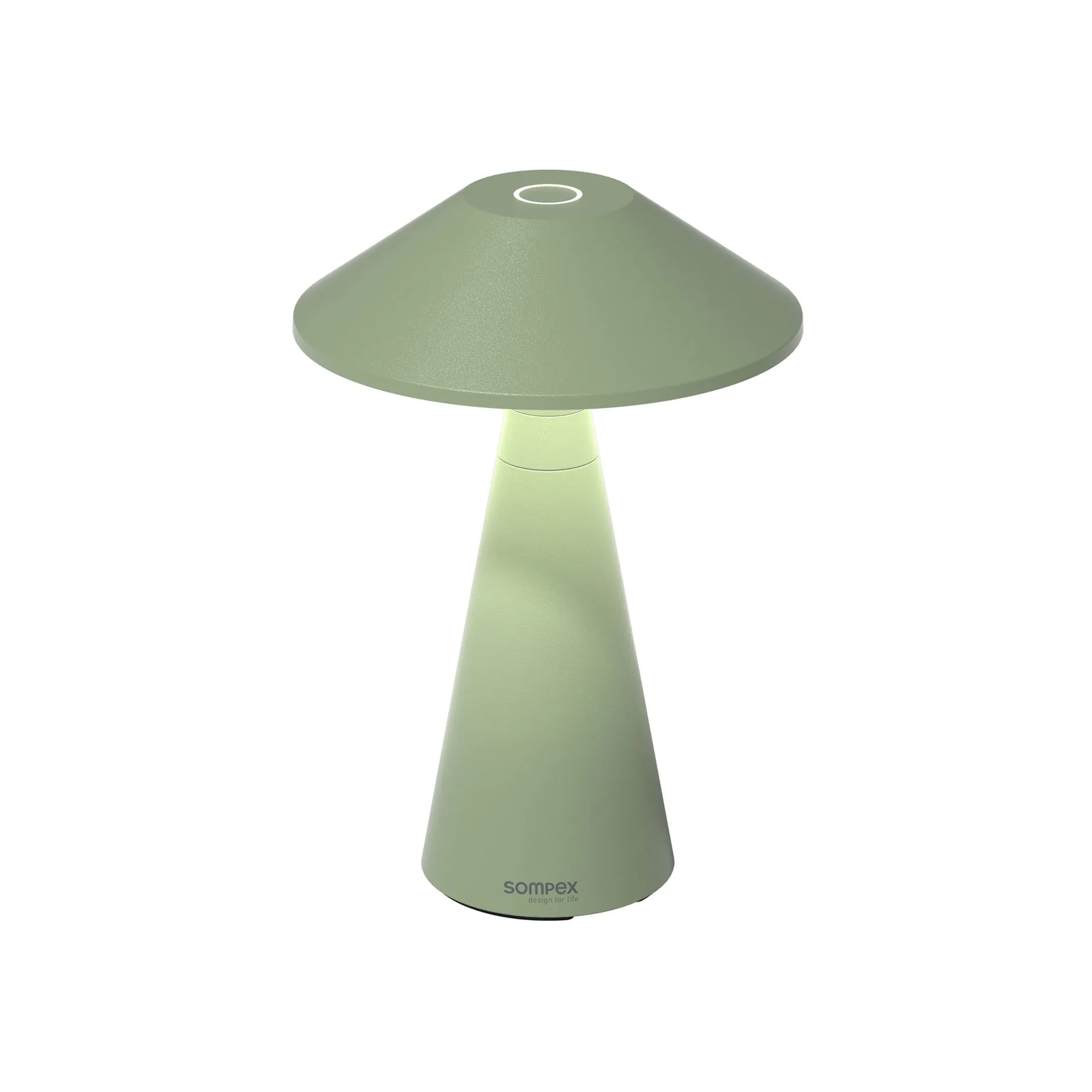 Sompex MOVE Akkus Asztali LED lámpa - Olívazöld (78344)