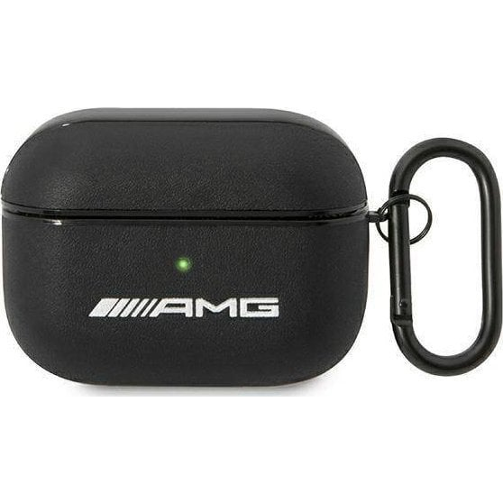 AMG Bőr Nagy Logós Tok AirPods Pro-Hoz - Fekete