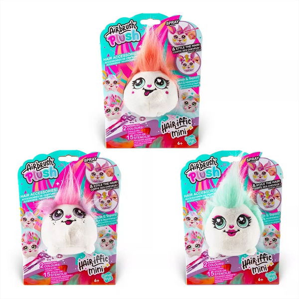 Canal Toys Airbrush Plush Style 4 Ever színezhető plüss Hairiffic Mini - Többféle