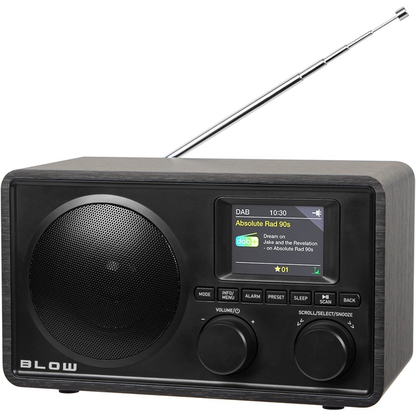 77-576# Radio przenośne kuchenne fm/dab+ blow rk5 bt czarne