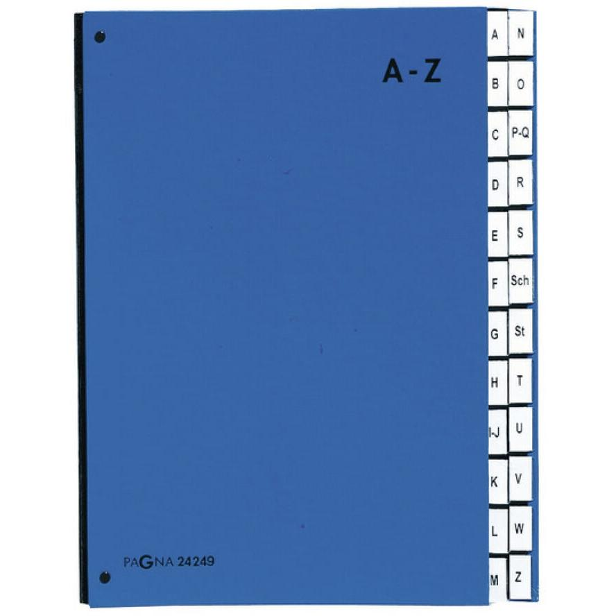 Pagna A-Z ig nyitott kék előrendező (24249-02)
