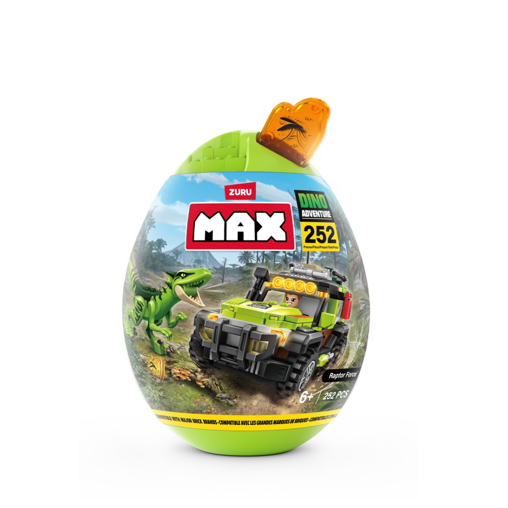 Zuru 83154 Dínó Kaland Raptor 252 darabos Építőjáték (83154)
