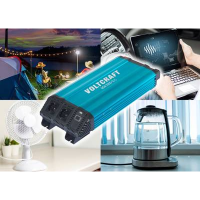 VOLTCRAFT Inverter MSW 3000-12-G 3000 W 12 V/DC - 230 V/AC módosított szinuszhullám (VC-14490400) (VC-14490400)