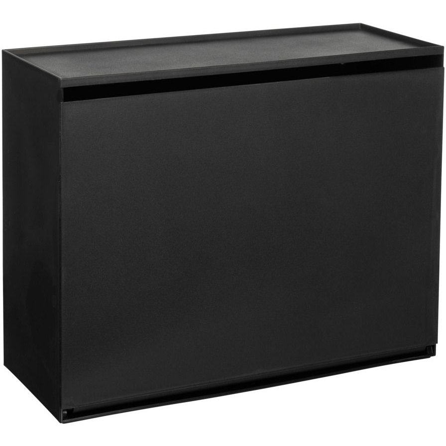 NHG cipőtartó 18,5 × 36 × 45,3 cm, műanyag PP, fekete (19910801)