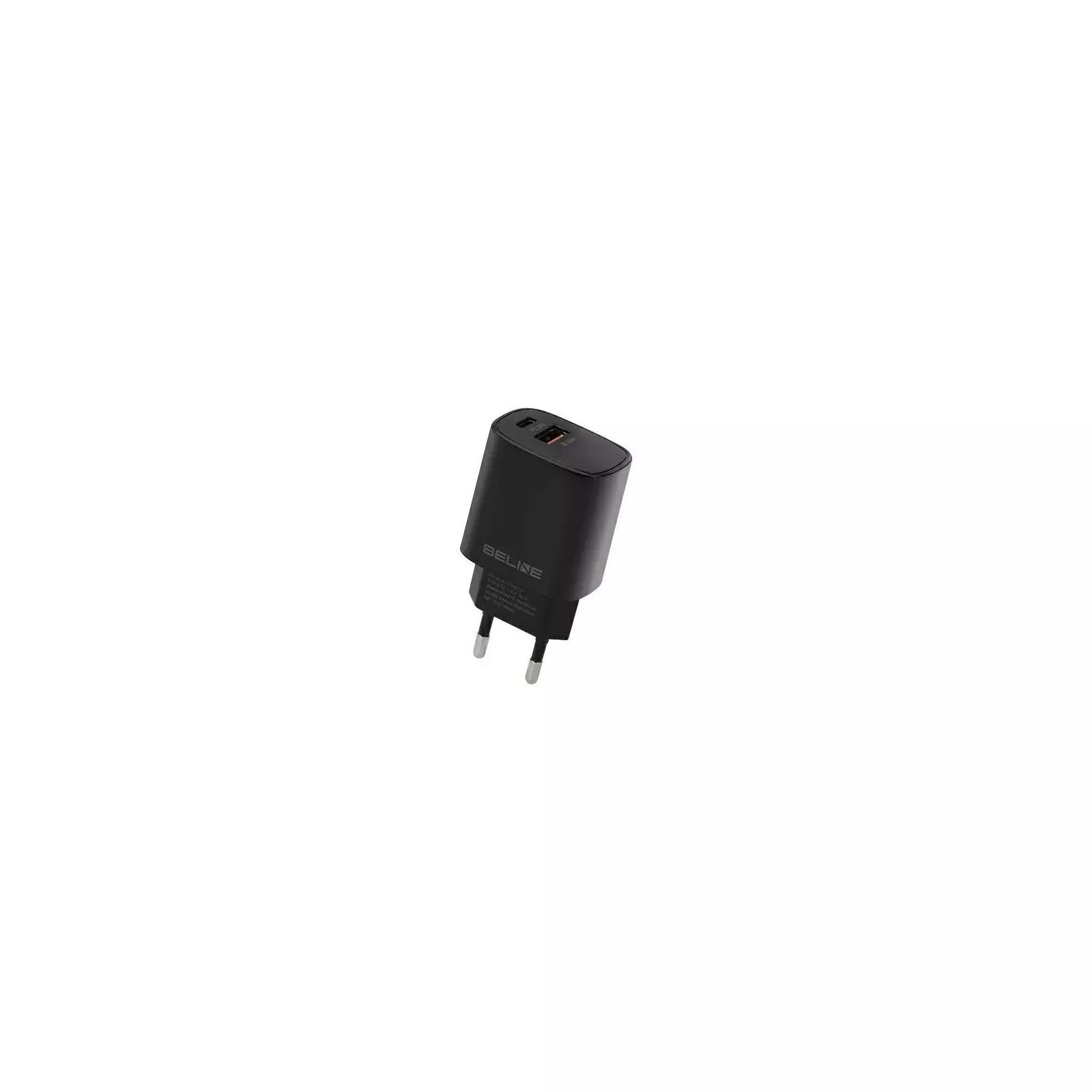 Beline BLN2CB30 USB-C / USB-A Hálózati töltő - Fekete (30W) (BELI02172)