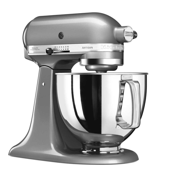 KitchenAid 5KSM125ECU Sbattitore con base 300 W Argento