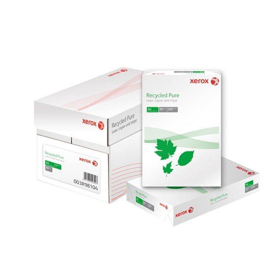Xerox Recycled Pure papel para impresora de inyección de tinta A4 (210x297 mm) 500 hojas Blanco
