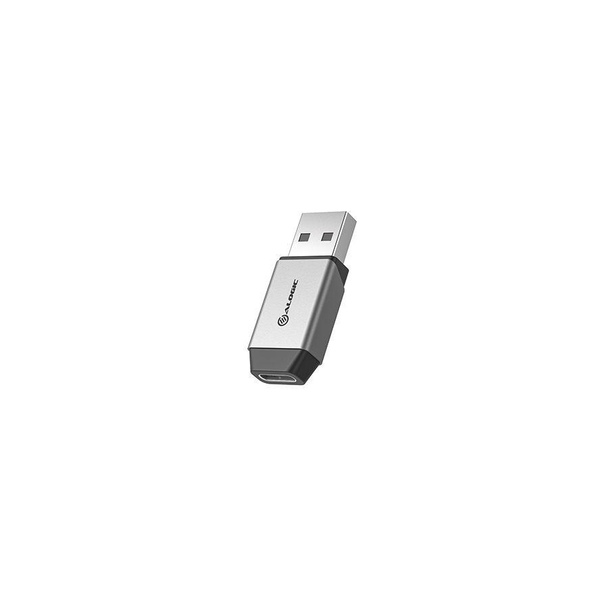 ALOGIC ULACMN-SGR kabel kønsskifter USB-A USB-C Mini Sort, Sølv