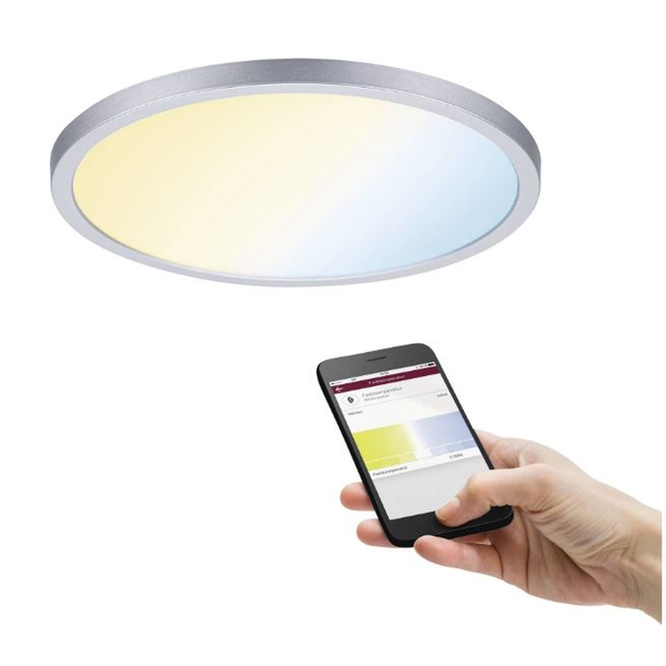 Paulmann AREO VariFit TuneW Zigbee LED-es beépíthető panel LED 16 W króm (93046)