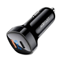 Зарядно за кола Acefast B4, 66W, USB-C, USB, PPS, Power Delivery, Quick Charge 4.0, AFC, FCP, черен