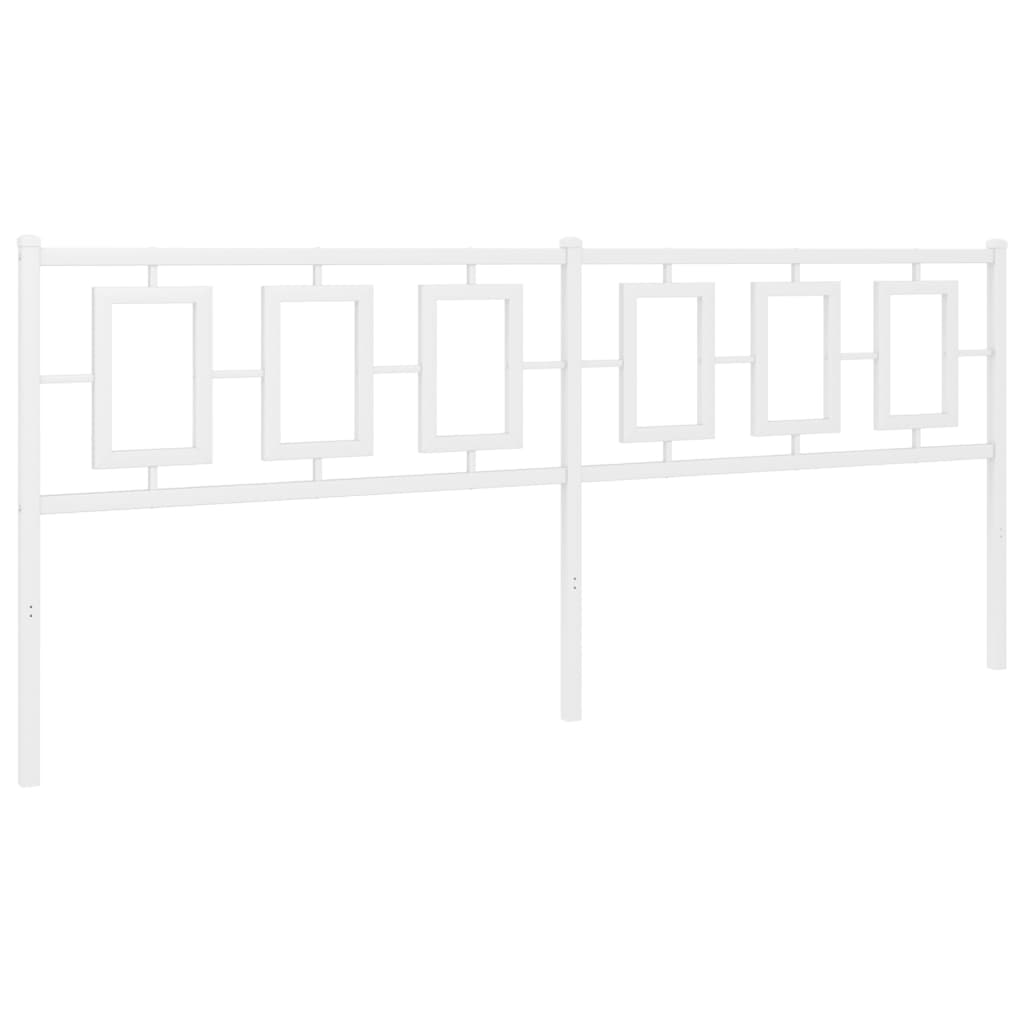 fehér fém fejtámla 200 cm (374328)