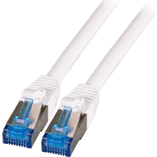  EFB EFB RJ45 Patchkabel S/FTP Cat6A Superflex LSZH WEISS Laenge 20m 10Gbit 500MhZ 100 Prozent Kupfer mit Cat 7 Rohkabel