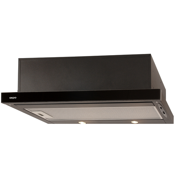 Hota de bucătărie încastrabilă Akpo WK-7 Light Eco, 60 cm, negru