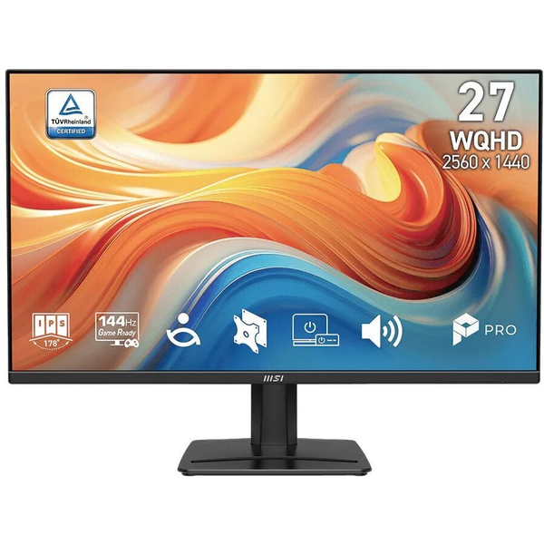 MSI Pro MP275Q E14 computerskærm 68,6 cm (27") 2560 x 1440 pixel Wide Quad HD LED Sort