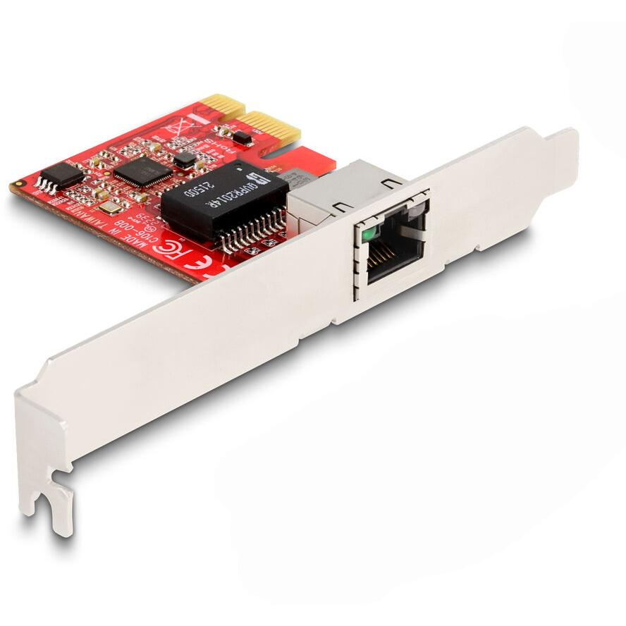 Delock 90100 2,5Gb/s PCIe x1 hálózati adapter low profile i225 NBASE-T (90100)