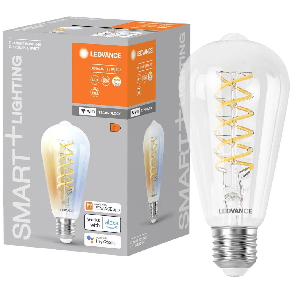 Ledvance LED EEK F (A - G) E27 8 W = 60 W Melegfehértől a hidegfehérig (4058075777996) (l4058075777996)