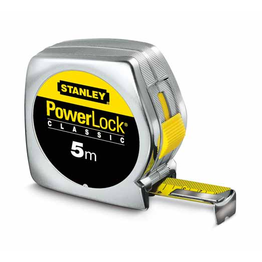 Flexómetro Stanley Powerlock Classic Caja Abs 5m X 25mm
