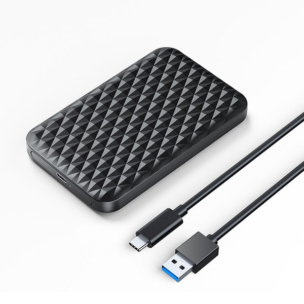 Kryt na disk Orico 2520C3-V1 2,5" HDD/SSD USB-C 5Gb/s - černý