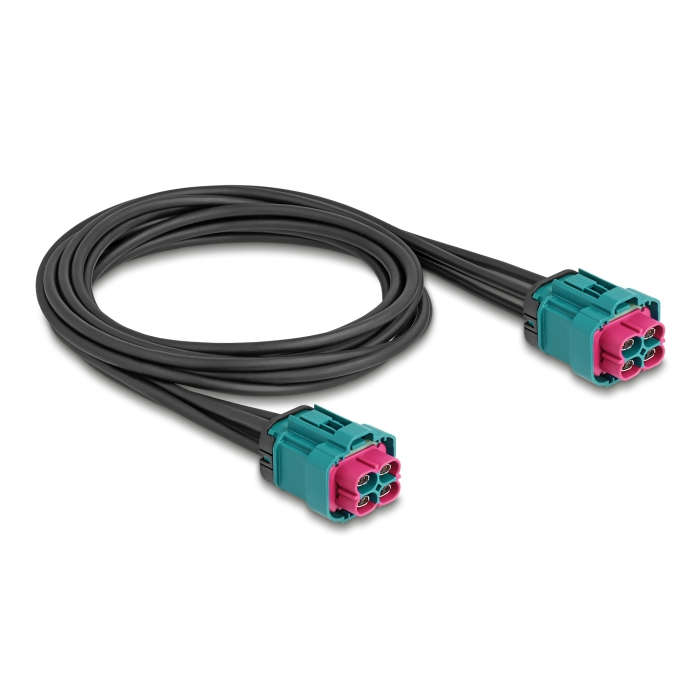 Delock HDMTD Z quad kábel anya - HDMTD Z quad anya 1 m IP67 védelmi osztályú (90342) (90342)