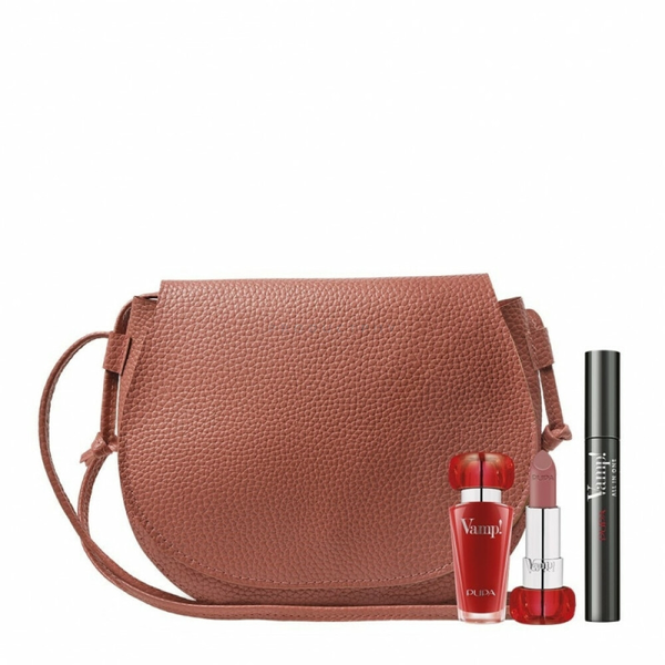 Pupa Set Pupa: Vamp!, Paraben-Free, Curving, Mascara, 101, Extra Black, 9 ml + Vamp!, Paraben-Free, Volume, Cream Lipstick, 103, Tea Rose, 3.5 g For Women