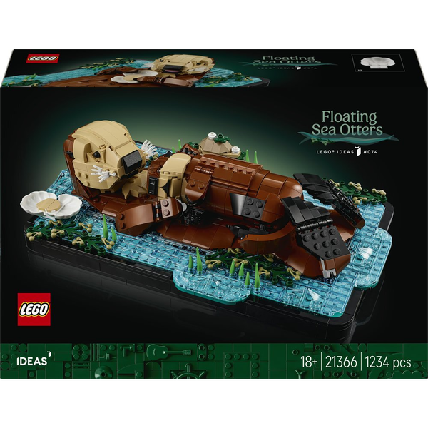 LEGO IDEAS OTTER FLOATING ON WATER 21366