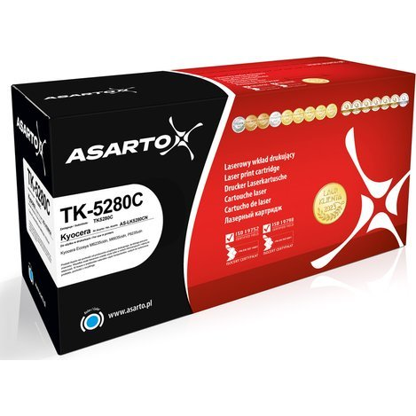 Asarto TK5280C Toner compatibil Kyocera, cyan, 11.000 de pagini