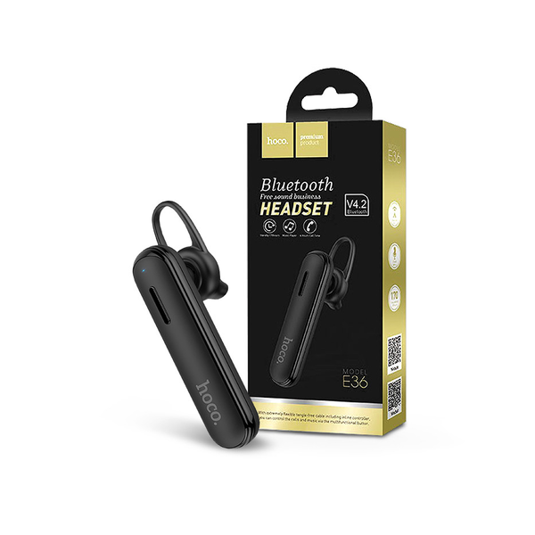 HOCO Wireless Bluetooth headset v4.2 - HOCO E36 Free Sound - fekete