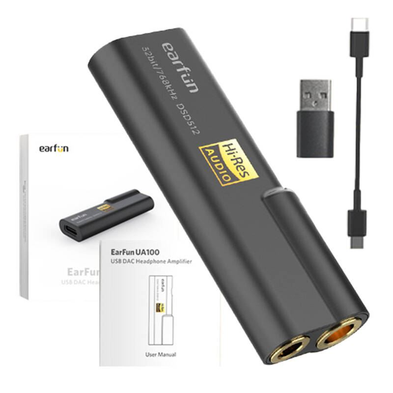 EarFun UA100 fülhallgató erősítő fekete (6974173980367) (6974173980367)