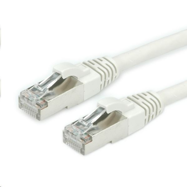 Roline STP/FTP CAT7 patch kábel 1m szürke (21.15.0851-100) (21.15.0851-100)