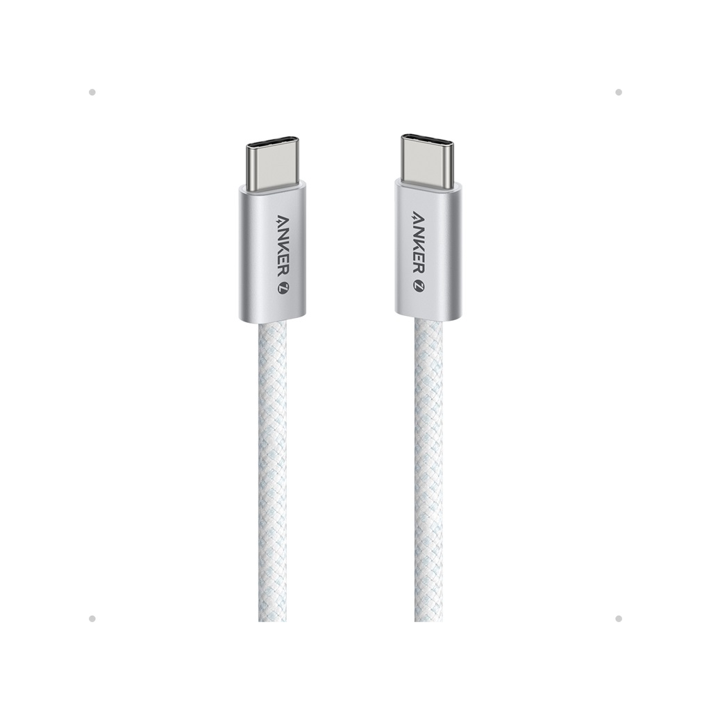 Anker , Zolo USB-C to USB-C Cable (1m, 240W, White) (A8060H21) (A8060H21)