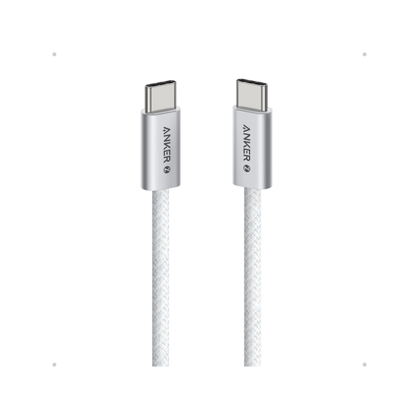 Anker , Zolo USB-C to USB-C Cable (1m, 240W, White) (A8060H21)