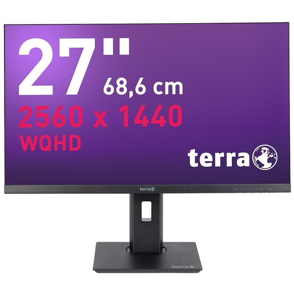 TERRA 3030268 Monitor PC 68,6 cm (27") 2560 x 1440 Pixel Wide Quad HD LED Nero