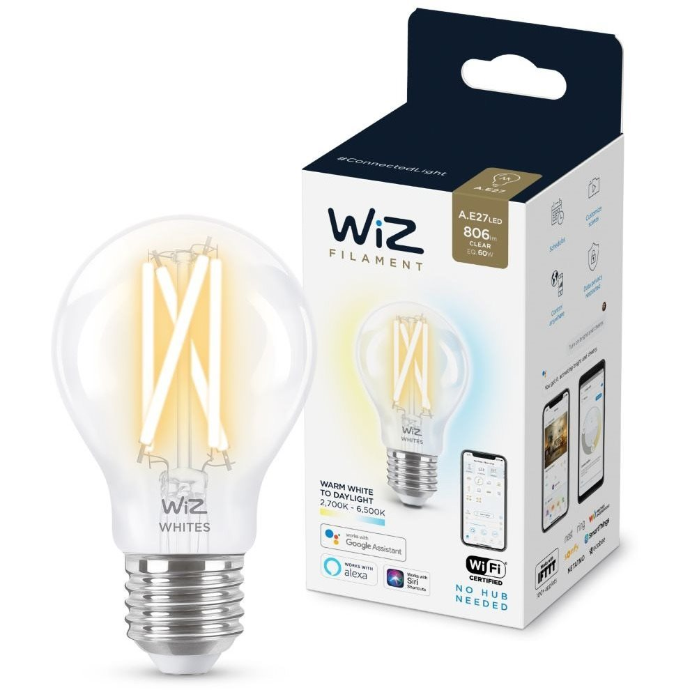 WiZ Tunable White 60 W E27 A60 Filament (929003017201)