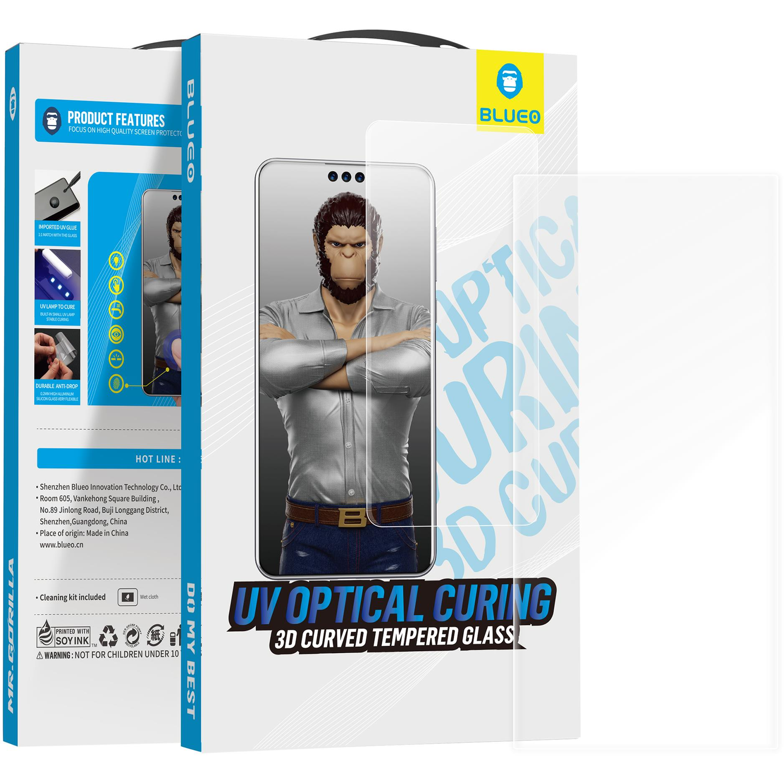Blueo Full Cover Glass Samsung Galaxy S24 Ultra 3D UV üvegfólia (B3DUV-S24U)