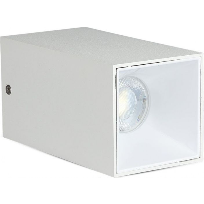 V-TAC 8583 GU10 LED Falon Kívüli Lámpatest - Fehér+fehér (twm_984338)