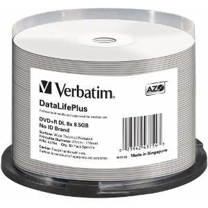 Verbatim DataLifePlus 8,5 GB DVD+R DL 50 stuk(s)