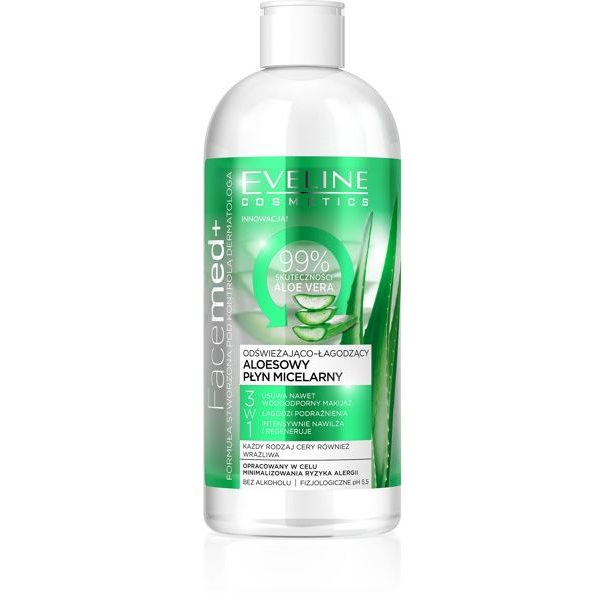 EVELINE Cosmetics Facemed Aloe Vera micellás víz 400ml