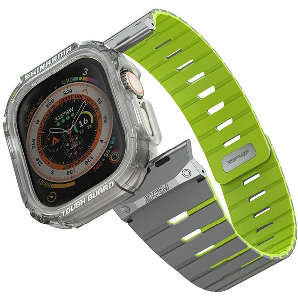 SKINARMA Gemini Apple Watch Ultra tok + szíj 49mm mágneses niteglow SP113480