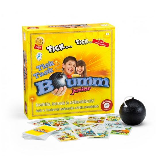Joc de societate Piatnik Tick Tack Boom Junior pentru 2-12 jucători