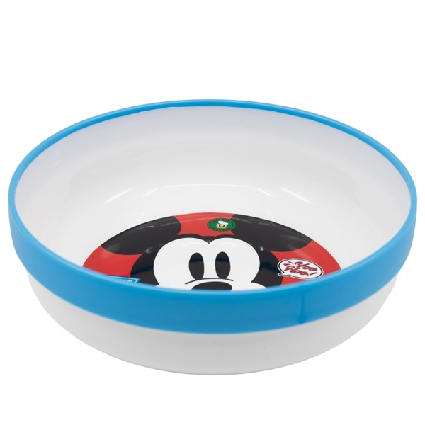 IRIS Licenc Mickey csúszásgátlós műanyag mélytányér (674384)